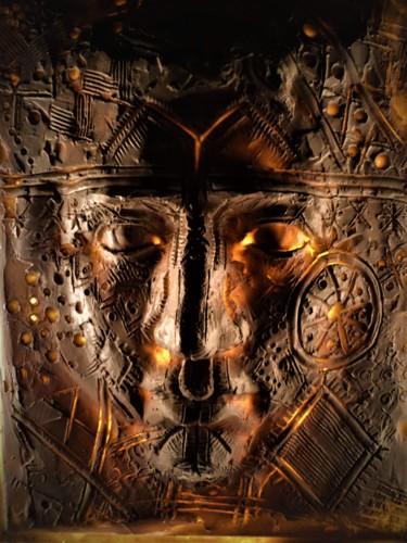 Rzeźba zatytułowany „Symboles” autorstwa Mdan, Oryginalna praca, Żywica