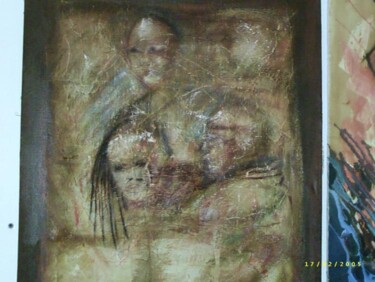 Peinture intitulée "xx" par Boubacar Sow, Œuvre d'art originale, Huile