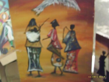 Painting titled "xxx" by Boubacar Sow, Original Artwork, Oil