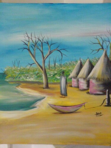 Pintura titulada "DSC00143.jpg" por Boubacar Sow, Obra de arte original, Otro