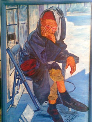 Картина под названием "28juin2008-014.jpg" - Bouchaib Belamine, Подлинное произведение искусства, Масло