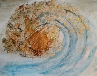 Peinture intitulée "Nouvelle vague" par Greensleeves, Œuvre d'art originale, Aquarelle