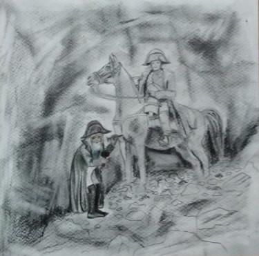 Dessin intitulée "Vanité quand tu nou…" par Greensleeves, Œuvre d'art originale, Crayon