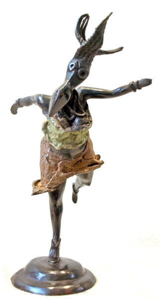 Sculpture intitulée "Mama 1" par Boureima Ouedraogo, Œuvre d'art originale, Coulage