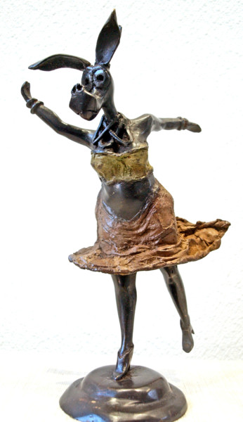 Скульптура под названием "Mama 3" - Boureima Ouedraogo, Подлинное произведение искусства, Литьё