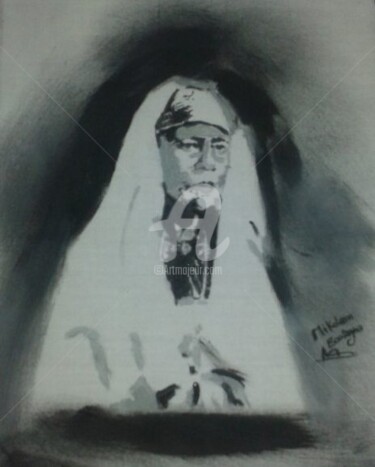 Painting titled "dada" by Boutayna Mikdam, Original Artwork