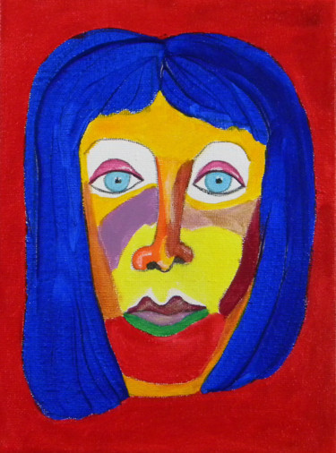 Davayne Peinture intitulée "Davayne" par Yvelise Séraphin, Œuvre d'art originale, Acrylique