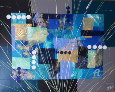 "Blue explosion's" başlıklı Tablo Bouviermarts tarafından, Orijinal sanat, Akrilik