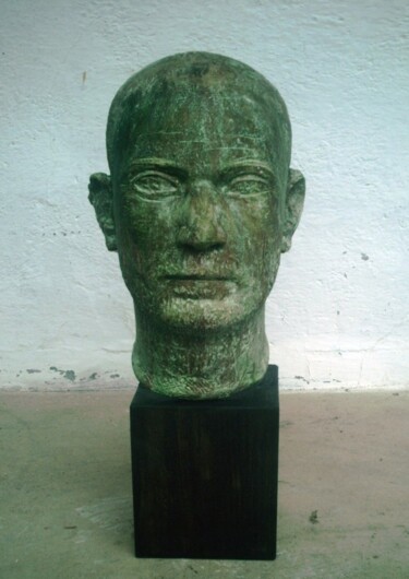 Sculpture intitulée "autoretrato" par Boyan Penchev, Œuvre d'art originale, Autre