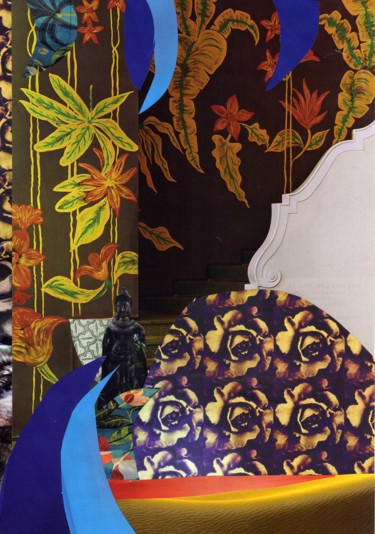 Collages titulada "Rêve coloré 2" por Boyfred, Obra de arte original, Collages