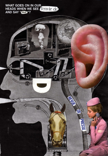 Collages titulada "Quand je vois l'env…" por Boyfred, Obra de arte original, Collages