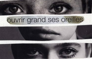 Collages intitolato "Ouvrir grand ses or…" da Boyfred, Opera d'arte originale, Collages