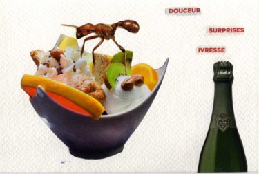 Collages titled "Douceur - Ivresse -…" by Boyfred, Original Artwork, Collages