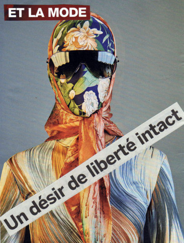Коллажи под названием "Un désir de liberté…" - Boyfred, Подлинное произведение искусства, Коллажи