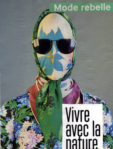 Collages intitolato "Vivre avec la nature" da Boyfred, Opera d'arte originale, Collages