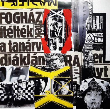 Collages intitolato "Anomaly" da Boyfred, Opera d'arte originale, Collages