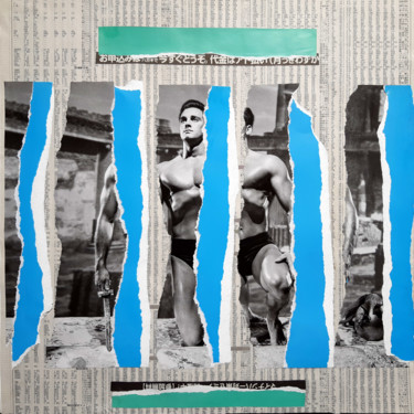Collages intitolato "I-3 (Couleurs de pé…" da Boyfred, Opera d'arte originale, Collages