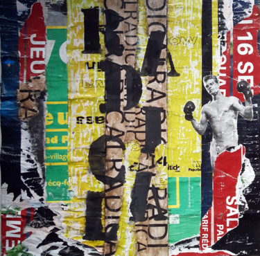 Collages titled "3 (Radical)" by Boyfred, Original Artwork, Collages
