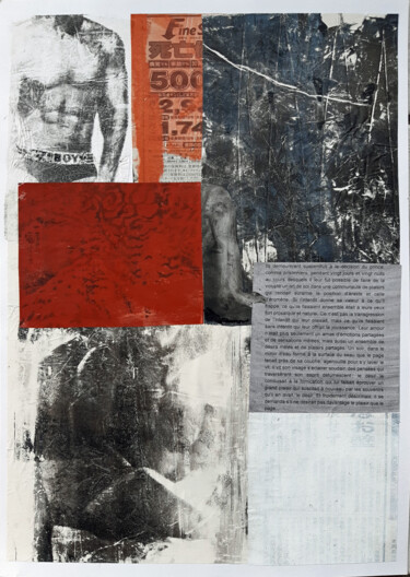 Collages intitolato "Conte japonais 10" da Boyfred, Opera d'arte originale, Collages