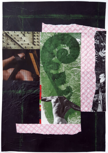 Collages intitulée "Journal 2023 - Hive…" par Boyfred, Œuvre d'art originale, Collages