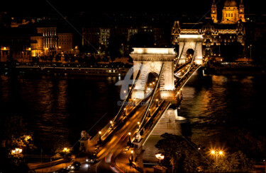 Fotografia intitulada "Most w Budapeszczie…" por Bożena Bochenek, Obras de arte originais, Fotografia digital