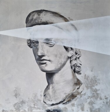 Painting titled "Helena" by Bożena Sieczyńska, Original Artwork, Acrylic