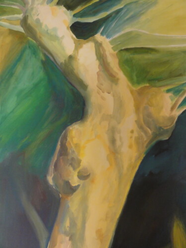 Painting titled "PLATAN" by Bozena Graciano, Original Artwork, Acrylic