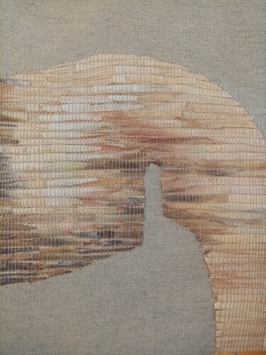 Textile Art με τίτλο "AME BRISEE" από Bozena Graciano, Αυθεντικά έργα τέχνης, Ταπισερί
