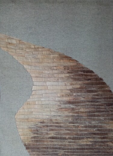 Textielkunst getiteld "DESESPOIR" door Bozena Graciano, Origineel Kunstwerk, Tapijtwerk