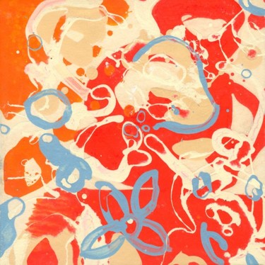 Peinture intitulée "Floraison – motif e…" par Richard Brachais, Œuvre d'art originale, Huile