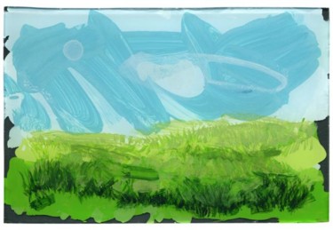 Peinture intitulée "Petit Dépaysage - 2…" par Richard Brachais, Œuvre d'art originale, Huile