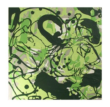 Peinture intitulée "421- P abstraction…" par Richard Brachais, Œuvre d'art originale, Huile