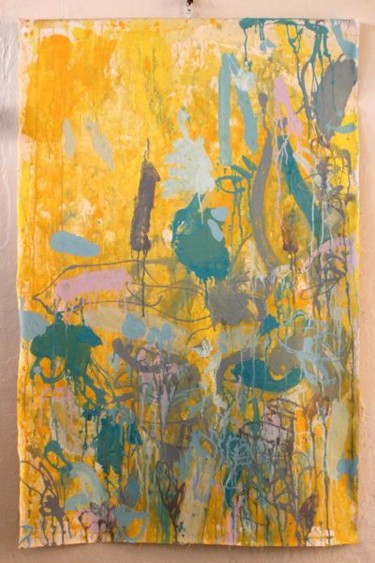 Painting titled "732-PA-abstraction-…" by Richard Brachais, Original Artwork, Oil