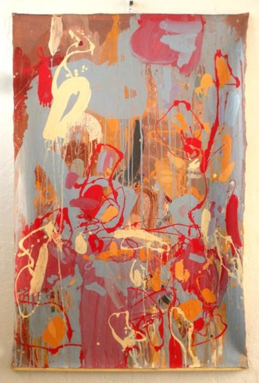 Peinture intitulée "735-PA-abstraction-…" par Richard Brachais, Œuvre d'art originale, Huile