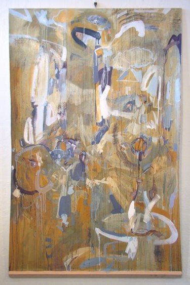 Pintura titulada "739-PA-abstraction-…" por Richard Brachais, Obra de arte original, Oleo