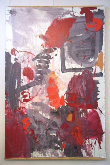 Painting titled "739-PA-abstraction-…" by Richard Brachais, Original Artwork, Oil