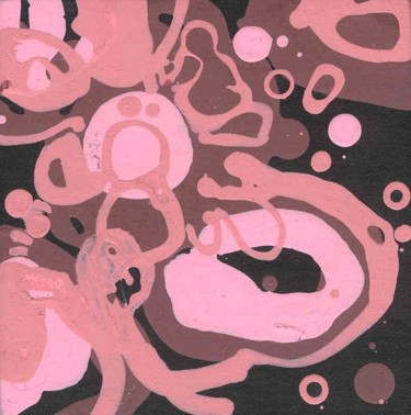 Peinture intitulée "abstraction couleurs" par Richard Brachais, Œuvre d'art originale, Huile