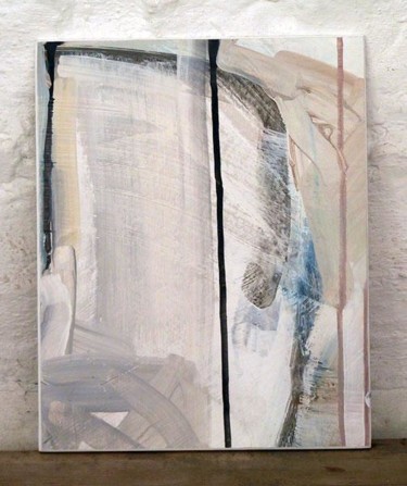 Schilderij getiteld "abstraction / retou…" door Richard Brachais, Origineel Kunstwerk, Olie