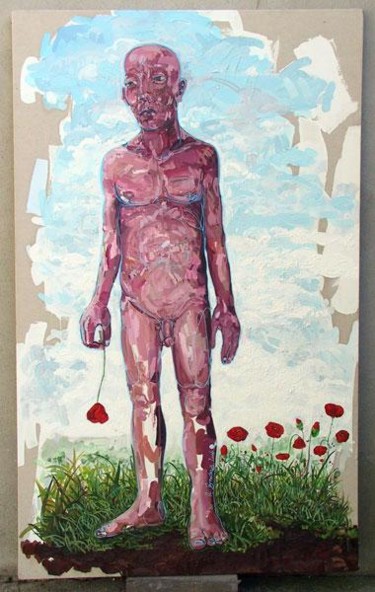 Peinture intitulée "Naturellement" par Richard Brachais, Œuvre d'art originale, Huile