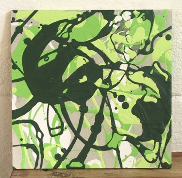 Peinture intitulée "419- P abstraction…" par Richard Brachais, Œuvre d'art originale, Huile