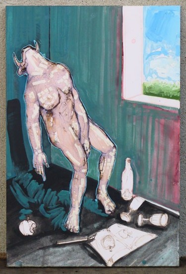 Peinture intitulée "Ivresse" par Richard Brachais, Œuvre d'art originale, Huile