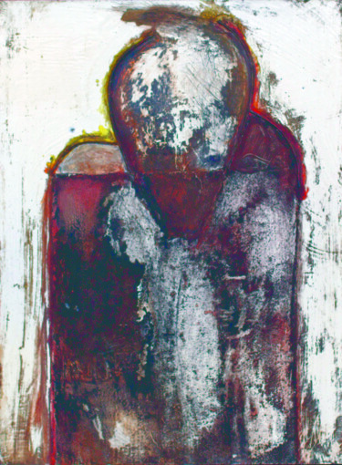 Malerei mit dem Titel "Originel" von Brahim Boulminate, Original-Kunstwerk, Öl