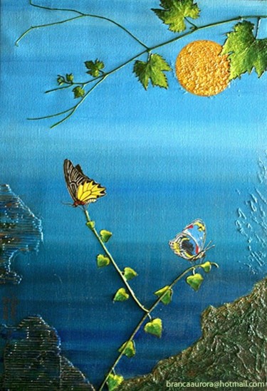 Pintura intitulada "A Insustentável Lev…" por Branca Aurora, Obras de arte originais