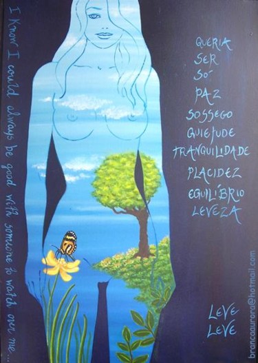 Pintura intitulada "Leve" por Branca Aurora, Obras de arte originais