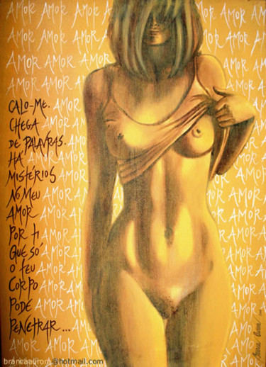 Pintura intitulada "Mistério -BrancaAur…" por Branca Aurora, Obras de arte originais