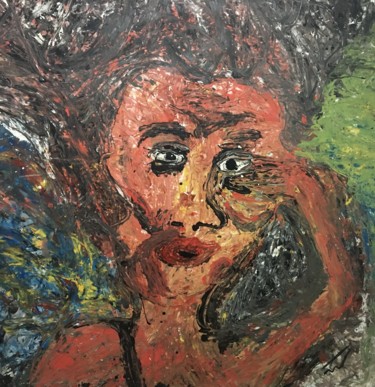 Malerei mit dem Titel "Ela" von Branca Gonzaga, Original-Kunstwerk, Acryl