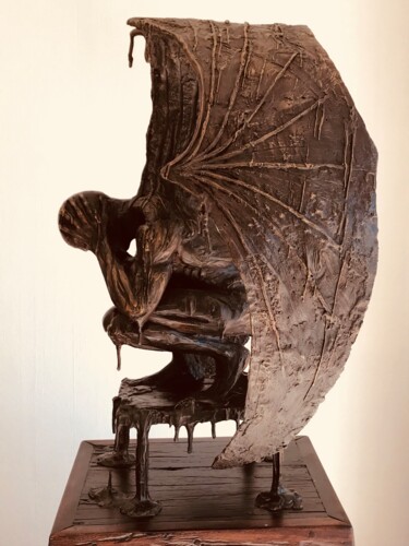 Escultura titulada "FALLEN" por Brandon Borgelt, Obra de arte original, Bronce