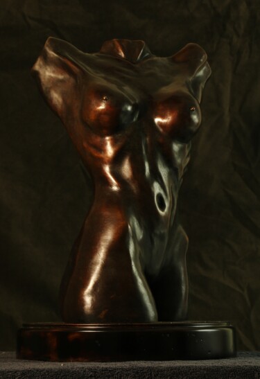 Escultura intitulada "Nude Study Female T…" por Brandon Borgelt, Obras de arte originais, Bronze