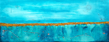 Painting titled "The Wandering Sea" by Branisa Beric, Original Artwork, Acrylic