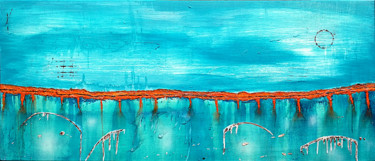 Painting titled "The Wandering Sea" by Branisa Beric, Original Artwork, Acrylic